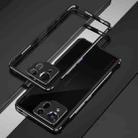 For ASUS ROG Phone 8 Lens Protector + Metal Frame Phone Case(Black) - 1