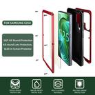 For Samsung Galaxy S25 Ultra 5G Shockproof Life Waterproof Silicone + Zinc Alloy Phone Case(Red) - 3