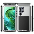 For Samsung Galaxy S25 Ultra 5G Shockproof Life Waterproof Silicone + Zinc Alloy Phone Case(Silver) - 2