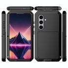For Samsung Galaxy S25+ 5G Shockproof Life Waterproof Silicone + Zinc Alloy Phone Case(Black) - 2