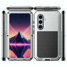 For Samsung Galaxy S25+ 5G Shockproof Life Waterproof Silicone + Zinc Alloy Phone Case(Silver) - 2