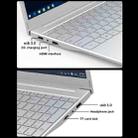 V8 15.6 inch Ultrathin Laptop, 32GB+512GB, Windows 10 Intel Processor N95 Quad Core(Silver) - 3