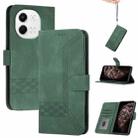 For Tecno Pova 6 Neo 5G / Spark 30 5G Cubic Skin Feel Flip Leather Phone Case(Green) - 1