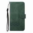 For Tecno Spark 30 Pro 4G Cubic Skin Feel Flip Leather Phone Case(Green) - 3