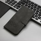 For Infinix Hot 50 5G Cubic Skin Feel Flip Leather Phone Case(Black) - 2