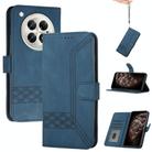 For Infinix Zero 40 4G / Zero 40 5G Cubic Skin Feel Flip Leather Phone Case(Blue) - 1