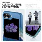 For Samsung Galaxy Z Flip5 Water Sticker PC Folding Phone Case(Sea Blue) - 3