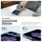 For Samsung Galaxy Z Flip5 Water Sticker PC Folding Phone Case(Sea Blue) - 4