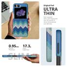 For Samsung Galaxy Z Flip5 Water Sticker PC Folding Phone Case(Sea Blue) - 5