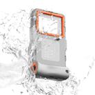 Diving Shell Gen2 Upgrade IP68 Waterproof Phone Case(Grey Orange) - 1