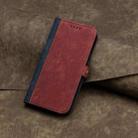 For Tecno Pova 4 Side Buckle Double Fold Hand Strap Leather Phone Case(Red) - 2