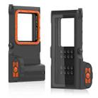 Diving Shell Gen3 Bluetooth Waterproof Phone Case(Black Orange) - 1
