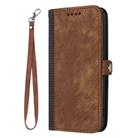 For Infinix Hot 50 5G Side Buckle Double Fold Hand Strap Leather Phone Case(Brown) - 3