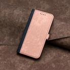 For Infinix Hot 50 Pro 4G Side Buckle Double Fold Hand Strap Leather Phone Case(Pink) - 2