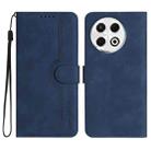 For Tecno Spark 30 Pro 4G Heart Pattern Skin Feel Leather Phone Case(Royal Blue) - 1