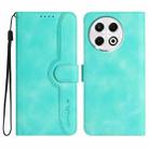 For Tecno Spark 30 Pro 4G Heart Pattern Skin Feel Leather Phone Case(Light Blue) - 1