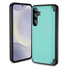 For Samsung Galaxy S23+ 5G 3 in 1 Flip Holder Phone Case(Cyan) - 1