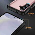 For Samsung Galaxy S21 5G 3 in 1 Flip Holder Phone Case(Pink) - 3