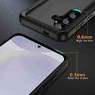 For Samsung Galaxy S21 5G 3 in 1 Flip Holder Phone Case(Black) - 3