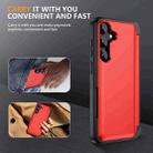 For Samsung Galaxy S21 5G 3 in 1 Flip Holder Phone Case(Red) - 2