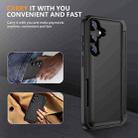 For Samsung Galaxy S21+ 5G 3 in 1 Flip Holder Phone Case(Black) - 2