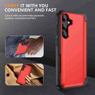 For Samsung Galaxy S21+ 5G 3 in 1 Flip Holder Phone Case(Red) - 2