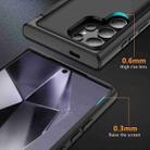 For Samsung Galaxy S21 Ultra 5G 3 in 1 Flip Holder Phone Case(Black) - 3