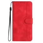 For Infinix Hot 50 4G Heart Pattern Skin Feel Leather Phone Case(Red) - 2