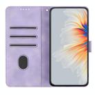 For Infinix Hot 50 4G Heart Pattern Skin Feel Leather Phone Case(Purple) - 3