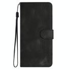 For Infinix Hot 50i / Smart 9 Heart Pattern Skin Feel Leather Phone Case(Black) - 2