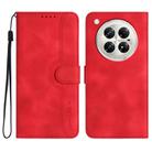 For Infinix Zero 40 4G / Zero 40 5G Heart Pattern Skin Feel Leather Phone Case(Red) - 1