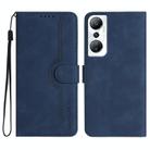 For Infinix Hot 20 4G Heart Pattern Skin Feel Leather Phone Case(Royal Blue) - 1