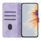For Infinix Hot 50 Pro 4G Heart Pattern Skin Feel Leather Phone Case(Purple) - 3