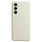 For Samsung Galaxy A55 Imitation Liquid Silicone Phone Case(White) - 1