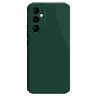 For Samsung Galaxy A55 Imitation Liquid Silicone Phone Case(Dark Green) - 1