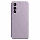 For Samsung Galaxy S24 5G Imitation Liquid Silicone Phone Case(Light Purple) - 1