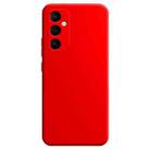 For Samsung Galaxy S24 5G Imitation Liquid Silicone Phone Case(Red) - 1