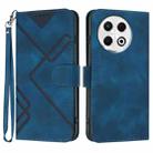 For Tecno Spark 30 Pro 4G Line Pattern Skin Feel Leather Phone Case(Royal Blue) - 1