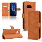 For Kyocera Digno SX4 Skin Feel Magnetic Flip Leather Phone Case(Brown) - 1