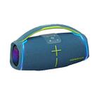 HOPESTAR H61 Outdoor IPX6 Waterproof Portable 50W Surround Bluetooth Speaker(Navy Blue) - 1