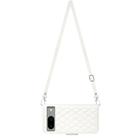 For Google Pixel 8 Rhombic Texture Flip Leather Phone Case with Long Lanyard(White) - 3