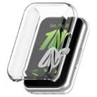 For Samsung Galaxy Fit 3 Full Coverage TPU Electroplated Watch Protective Case(Transparent White) - 1