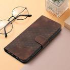 For Infinix Hot 40 Elephant Head Embossed Phone Leather Case with Lanyard(Coffee) - 2