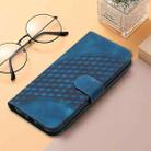 For Infinix Hot 40i YX0060 Elephant Head Embossed Phone Leather Case with Lanyard(Royal Blue) - 2