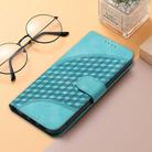 For Infinix Hot 40i YX0060 Elephant Head Embossed Phone Leather Case with Lanyard(Light Blue) - 2