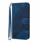 For Infinix Smart 8 YX0060 Elephant Head Embossed Phone Leather Case with Lanyard(Royal Blue) - 3