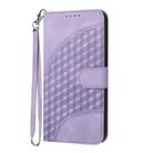 For Infinix Smart 7 HD YX0060 Elephant Head Embossed Phone Leather Case with Lanyard(Light Purple) - 3