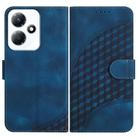 For Infinix Hot 30 Play / Hot 30 Play NFC Elephant Head Embossed Phone Leather Case with Lanyard(Royal Blue) - 1
