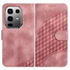 For Infinix Note 50 Pro+ Elephant Head Embossed Phone Leather Case with Lanyard(Pink) - 1