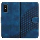 For Infinix GT 30 Pro Elephant Head Embossed Phone Leather Case with Lanyard(Royal Blue) - 1